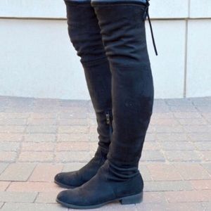 Over the Knee Black Boots